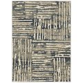 Configuracion Carson 0745C Woven & Polypropylene Oriental Rectangle Rug, Blue - 5 ft. 3 in. x 7 ft. 3 in. CO1894742